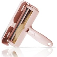 ORDORA Pet Hair Removal Tool Reusable Lint Roller for Pet Hair - Portable Pet Hair Remover - Dog and Cat Hair Remover for Couch, Bedding, Car, Rugs & Furniture, for Multi-Pet Homes Pink