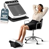 LifePro VibraFlow Foot Massager for Neuropathy - Relaxing Calf and Foot Therapy with Heat Option for Maximum Soothing Relief - Massager for Blood Circulation and Revitalization