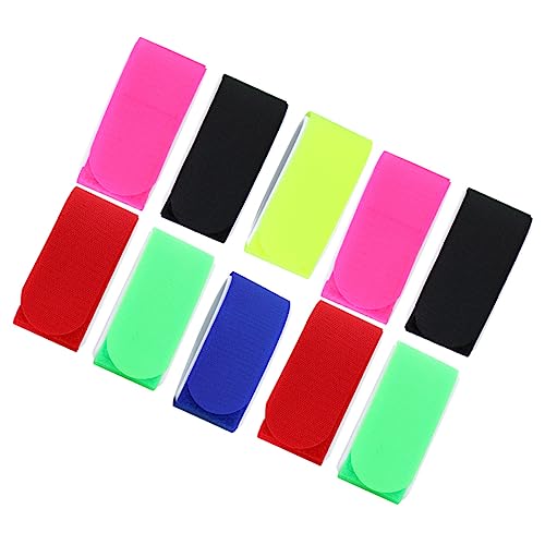 KICHOUSE Eva Binding Straps 10 Pack Ski Fixing Strap Universal Skis Durable Easy to Use Random Color