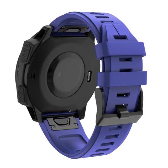 Bracelet de montre en silicone 26 mm pour Garmin Fenix 6X Pro 7X 5X