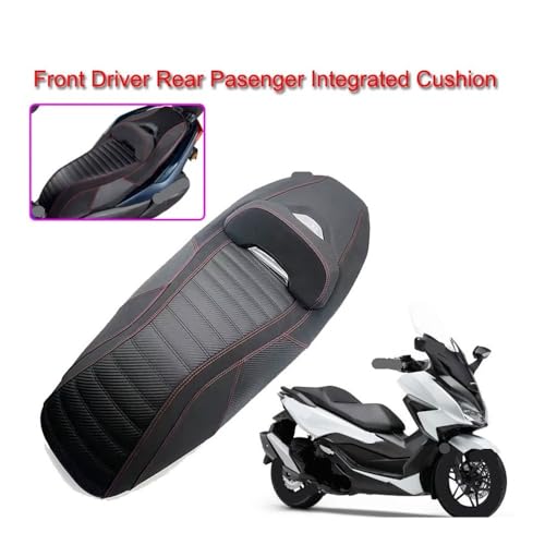 Funda de asiento para motocicleta antideslizante piloto y pasajero Forza 2