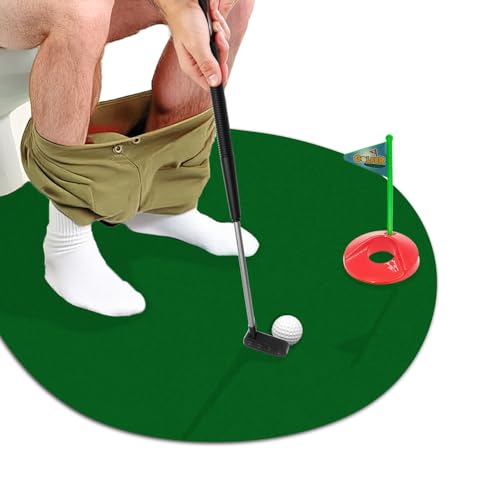 Set de Golf pour Les Toilettes à la Maison, Jeu de minigolf...