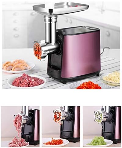 VejiA Electric Meat Grinders Stainless Steel Electric Grinder Sausage Stuffer Meat Mincer Slicer for Kitchen Appliance