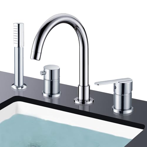Mélangeur baignoire sur gorge rotatif 360 pour simplifier le bain des enfants et le soin du corps