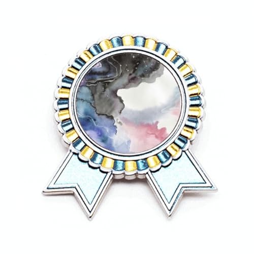 Broche en métal aquarelle M pour valoriser sans abîmer les tissus