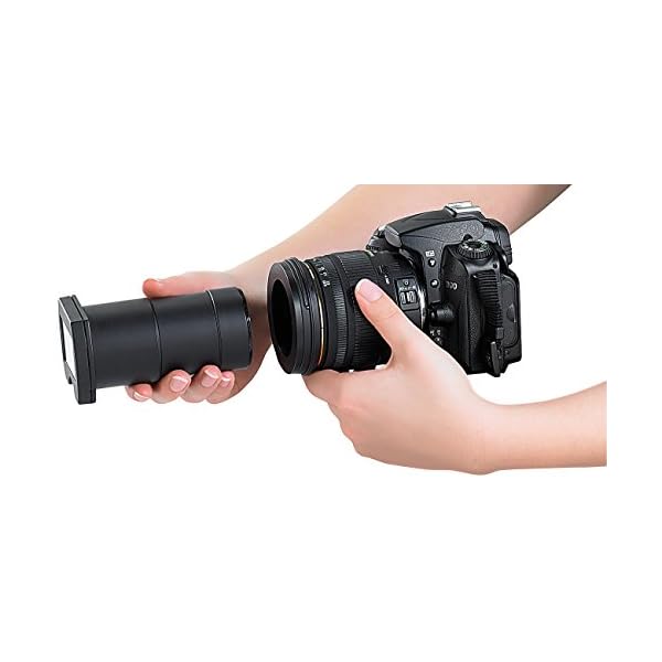 Somikon Diakopierer: DSLR-Objektiv-Aufsatz zum Digitalisieren von Dias/Negativen (Dias Abfotografieren Aufsatz, Diakopiervorsatz, scaner Vorsatz) – Bild 4