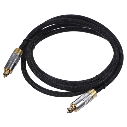 Cable óptico de audio digital de 1,5 metros con fibra óptica resistente al óxido para cine en casa