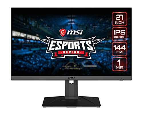 MSI Optix MAG275R - Monitor Gaming de 27' FullHD 144Hz (1920 x 108, ratio 16:9, Panel IPS, 1 ms...