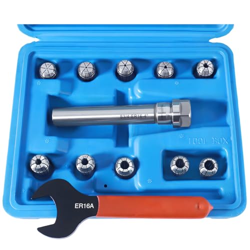 Colliers ER16 pour usinage précis avec support droit de 1,9 cm - 3