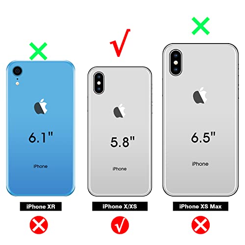 GYZYA for iPhone X and iPhone Xs Case, 5.8 Inch Clear with Flowers Design, Cute Protective Slim TPU Bumper with Shockproof Non-Yellowing Back Cover for Women and Girls (Daisy) by GYZYA - Used condition - Image 6