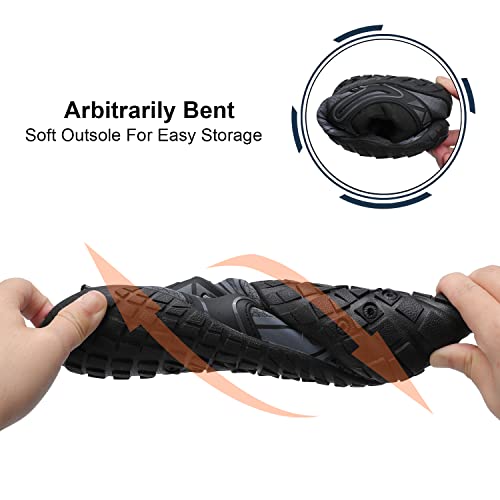 Image of L-RUN Barefoot Water Shoes Women Mens Aqua Sock Athletic Hiking Water Sports Shoes for Swim Beach Pool Sand Diving Walking