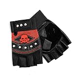 Men Steampunk Gloves Gothic Spike Biker Cosplay Motorcycle Gloves
