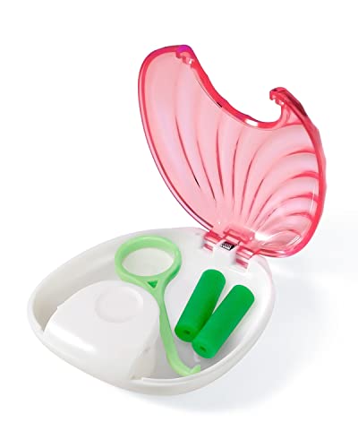 JMU Retainer Case, Pink Orthodontic Retainer Case, Dental Mouthguard Container