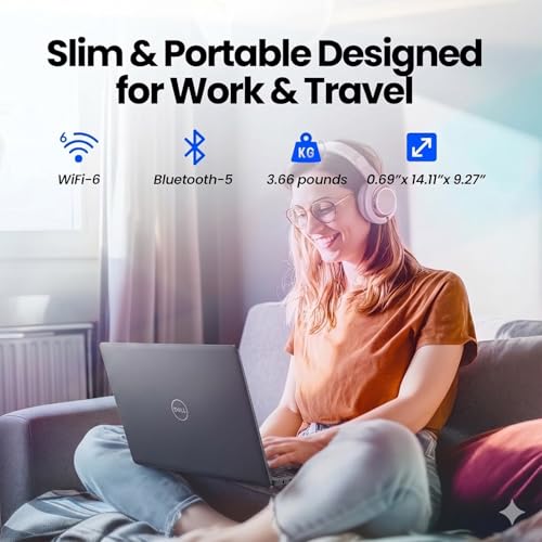 Image of Dell 15.6 Touchscreen Business Laptop | Intel 10-Core i5(Beat i7-1250U) | 64GB DDR5 | 1TB SSD | AI Copilot | Wi-Fi 6 | Windows 11 | for Work & Study