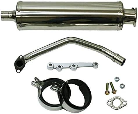 SSP-G 2nd Gen GY6 Round Stainless Performance Exhaust