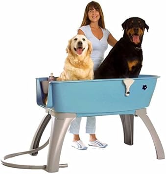 Amazon Allforwan ｓlife アメリカboosterbath アメリカの本格的なペット用ドッグバス アメリカブースターバス製簡易 バス ブースターバスタブxl大型犬用 ブルー アメリカboosterbath バスグッズ 通販