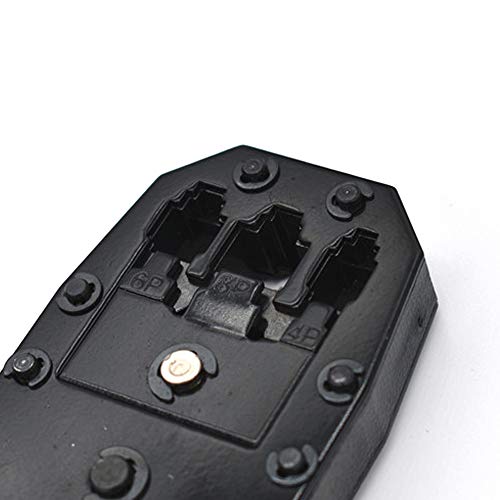 KKmoon Ferramenta de hardware de rede Ethernet portátil Cabo de rede LAN Crimper Alicate Kit de ferr