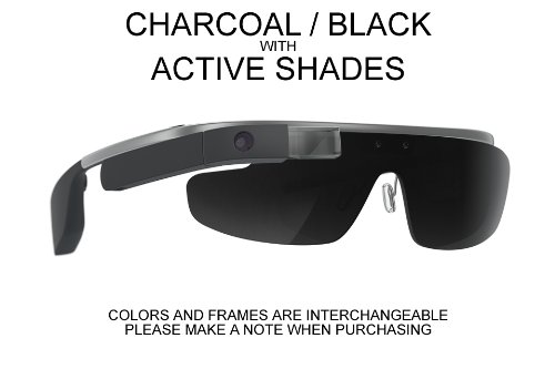 Google Glass Xe V2 | Reading Glass Frame (4 Options) (Charcoal Black) #TOP6