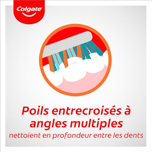 COLGATE - ZigZag Zahnbürste – Kreuzborsten – Reinigung der Zahnzwischenräume – entfernt Bakterien – sorgt für frischen Atem – Reinigung von Zunge und Wange – 6 Zahnbürsten – Bild 7