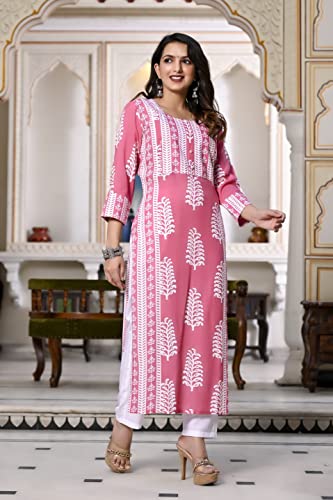 Image of ANNI DESIGNER Women's Rayon Regular Fit Kurta