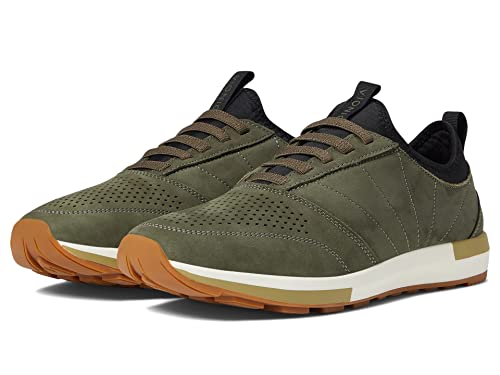 Vionic Trent Men's Casual Shoes with Arch Support Olive Nubuck