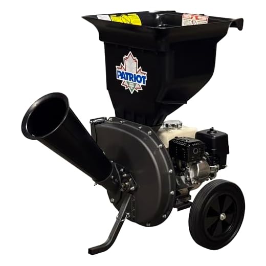 Patriot Products CSV-2540H 4 HP OHV Honda GX Gas-Powered Wood Chipper/Leaf Shredder