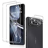 Compatibilité 2x Verre Trempé protection d’écran + 2 x film de protection de caméra arrière. Conçu pour la compatibilité avec ASUS Zenfone 12 Ultra, il offre une protection maximale pour l’objectif et l’écran du téléphone sans affecter l’utilisation de l’étui du téléphone.