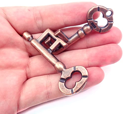 Magikon Traditional Brain Teaser, Classical Puzzle Magic Toy (Keys) #TOP2