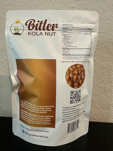 Rohi Natural Food Garcinia - Bitter Kola Nut Powder | Petit Cola Nut Powder for Wellness Support, Culinary and Traditional Use| 100% Plant Based Caffeine | 7.4oz (42 Servings)