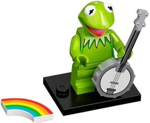 LEGO Minifigure Muppets Series Kermit The Frog Minifig con capa morada adicional (71033)