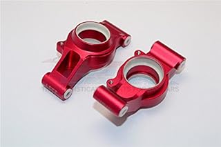 Aluminum Rear Knuckle Arms with Collars for Traxxas 1:5 X Maxx 6S / X Maxx 8S Monster Truck Upgrades - Red