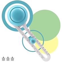 Circle Cutter for Crafts, Cuts 4 - 12.5 4-32cm Perfect Circles for Scrapbooking, DIY Cards & Home Decor, Fits Paper, Cardstock & Foam, with 3 Replacement Blades