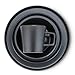 Stone Lain Coupe Stoneware Dinnerware Set, Service for 4, Gray Matte