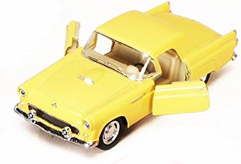 KiNSMART - 1955 Ford Thunderbird Hard Top 5" 1:36 Scale Metal Model Toy Classic Car (Yellow) image 4