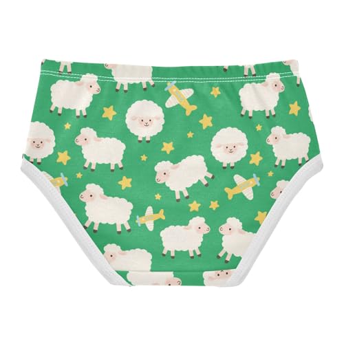 Sheep Star Plane Toddler Girls's Underwear 2T 23006712