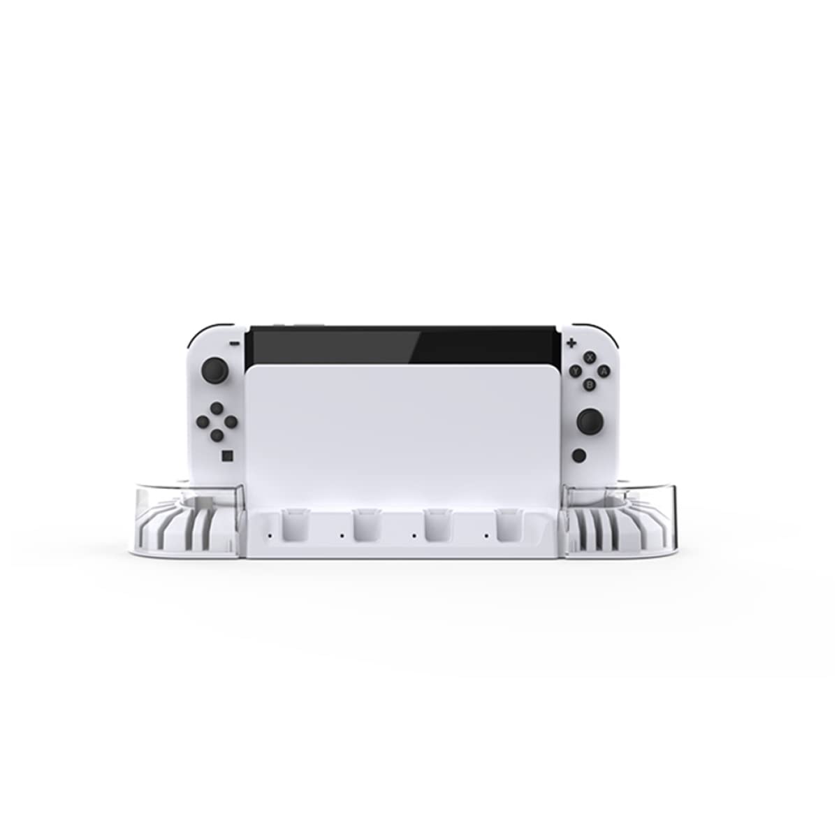 Hemobllo 1Set Base con Raffreddamento per Switch Oled Caricabatterie Controller per Schede Design Compatto e Funzionamento