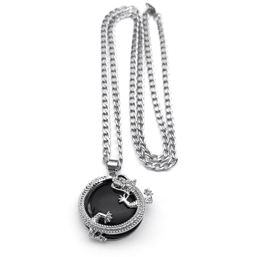 Collier dragon en pierre pour sublimer un look sans accessoire