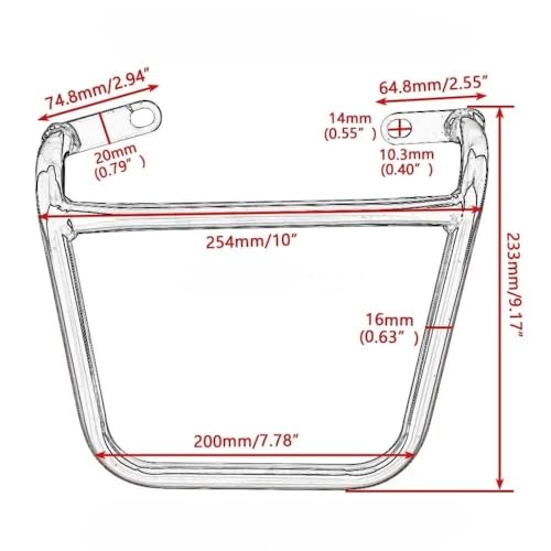Support de sacoche latérale pour moto R18 finition premium - 7