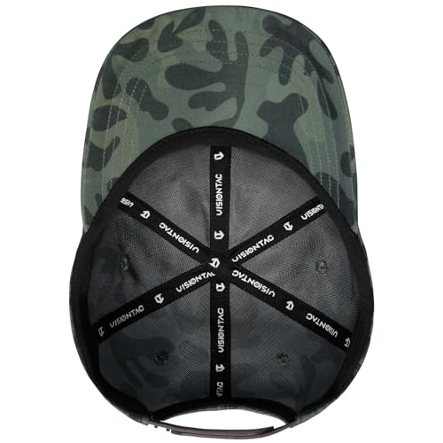 Image of Tactical Hat with Flag Patch Camo Military Army Hats Adjustable Trucker Baseball Cap Soft Top for Shooting