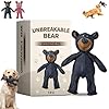 Kftuio Unbreakable Bear Dog Toy, Unbreak Bear Dog Toy, Aggressive Chewers Indestructible Stuffed Plush Dog Squeaky Toy, 2025 Heavy Duty Chewer Large Breed