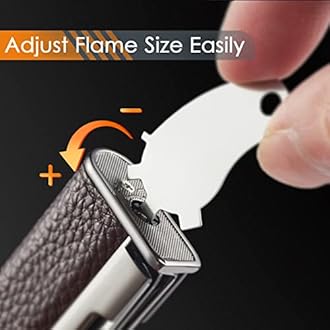 Urgrette 3 in 1 Pipe Lighter Butane Angled Soft Flame Refillable with 3 Pipe Cleaner Tools Multifunctional Gas Lighter for Camping Grill Fireplace Candle (Gas Not Included)