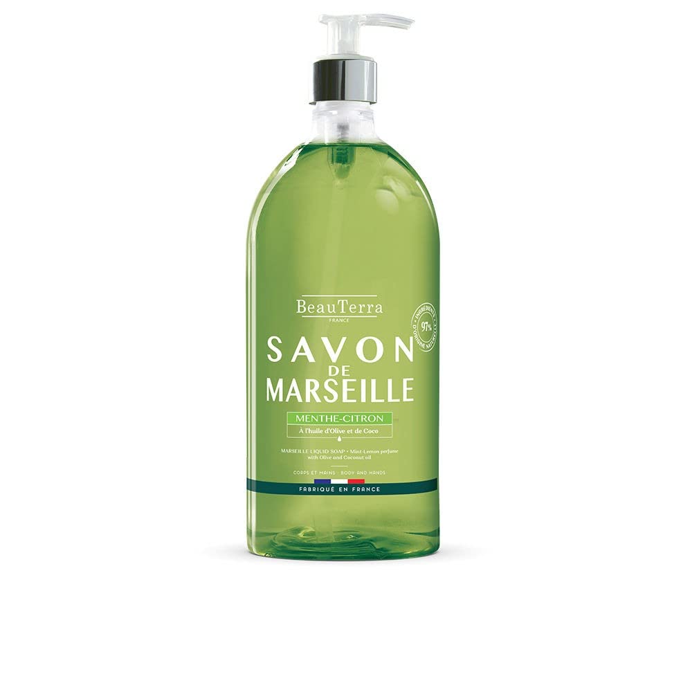 BEAUTERRA - Marseille LIQUIDE Soaps - Mint - Lemon