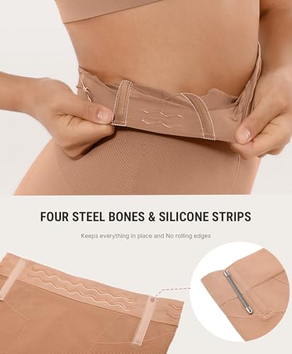 Image of FeelinGirl Body Shaper Tummy Control Shapewear Underwear High Waisted Shaping Briefs Panty Girdle