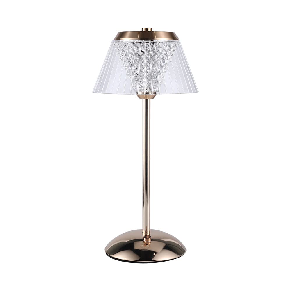 Lampy stołowe do sypialni Lampa bezprzewodowa zasilana akumulatorem 3 tryby kolorów Lampa dotykowa LED przenośna akrylowa metalowa przyłóżkowa