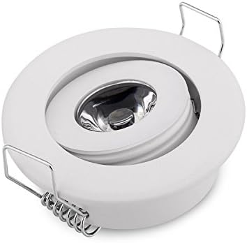 10 Pack 3W Mini Recessed LED Downlights, 3000K Spotlights White