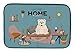 Caroline's Treasures CK7968DDM White English Bulldog Sweet Home Dish Drying Mat Abtropfmatten, Polyester, Mehrfarbig