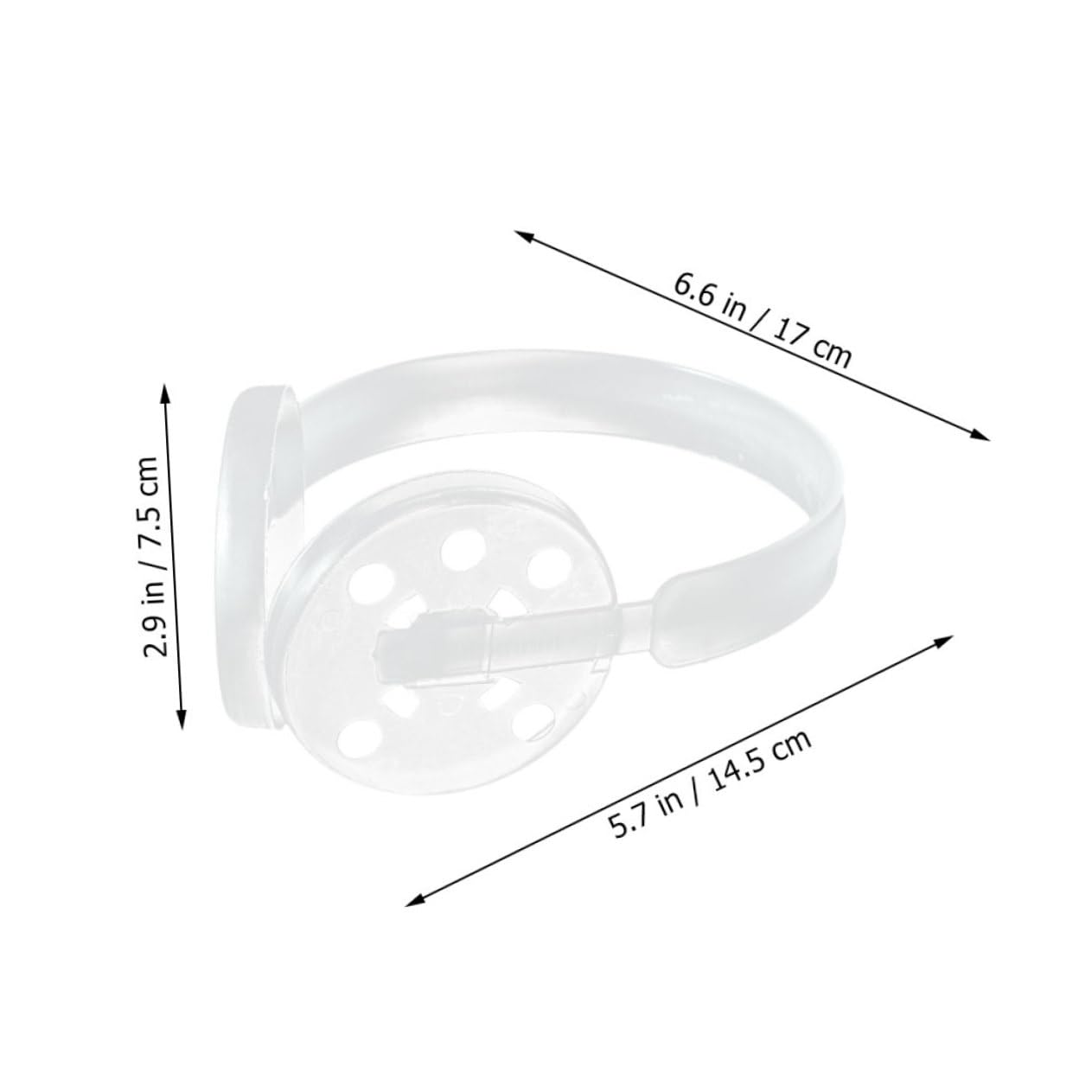 HOMOCONO Earmuff Frame Rack Plastic Earmuff Frame Holder for Winter Earmuffs Diy Accessory