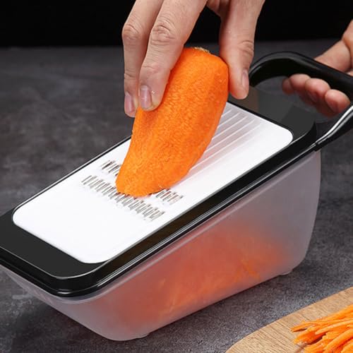 Vegetable Slicer and Chopper Multi-function 4-blade Mandoline miniatura 6