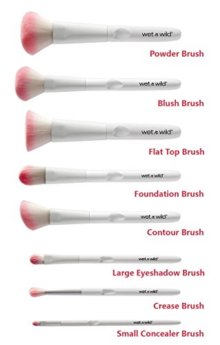 Wet n Wild White & Pink 8-pc Brush Bundle set