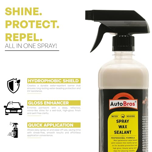 Image of Auto Bros Spray Wax Sealant 500ml - High Gloss | Easy to Apply | Superior Water Beading |